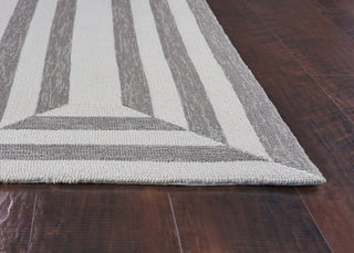 KAS Libby Langdon Hamptons 5222 Oatmeal Emerson Area Rug Round Image Feature