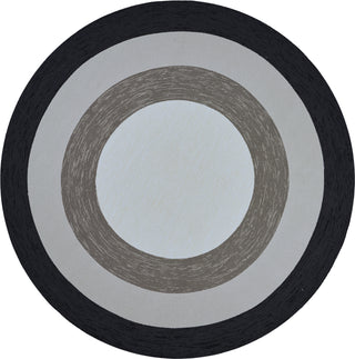 KAS Libby Langdon Hamptons 5228 Charcoal Highview Area Rug Corner Image