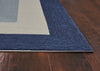 KAS Libby Langdon Hamptons 5229 Slate/Navy Highview Area Rug Lifestyle Image