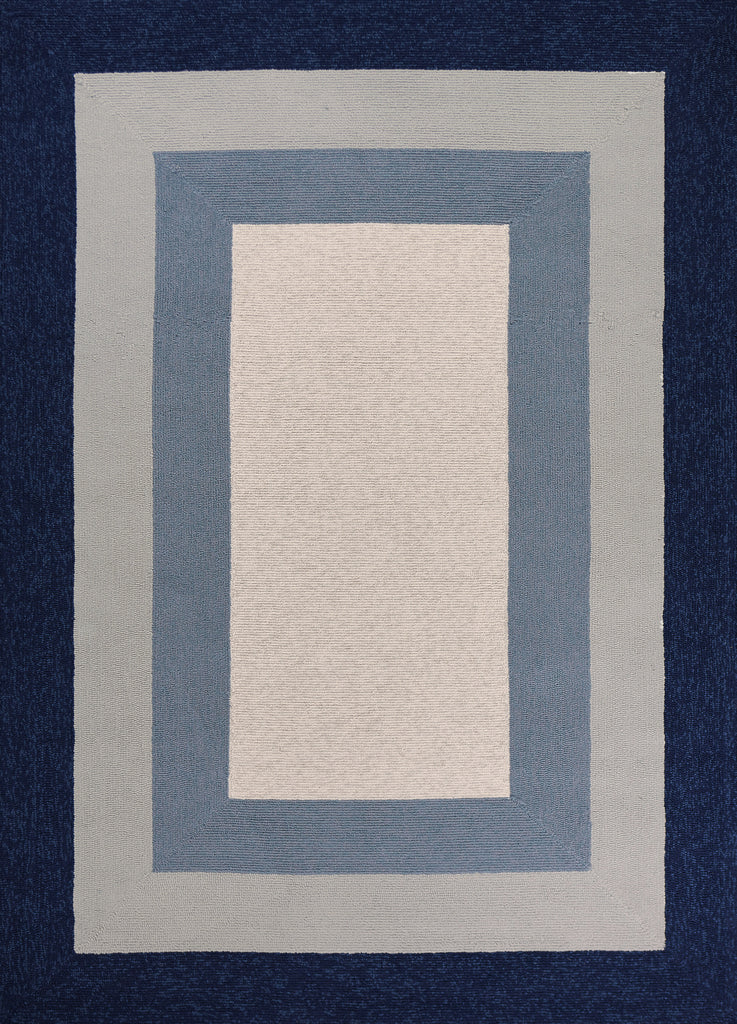 KAS Libby Langdon Hamptons 5229 Slate/Navy Highview Area Rug main image