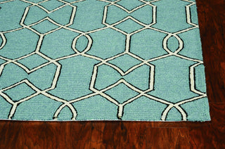 KAS Libby Langdon Hamptons 5232 Spa Area Rug Round Image Feature