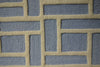 KAS Libby Langdon Soho 5020 Ice Blue Brick By Area Rug Lifestyle Image