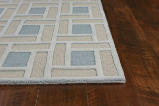 KAS Libby Langdon Soho 5021 Spa/Pumice Brick By Area Rug Round Image Feature