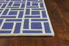 KAS Libby Langdon Soho 5022 Indigo Brick By Area Rug Round Image