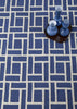 KAS Libby Langdon Soho 5022 Indigo Brick By Area Rug Runner Image