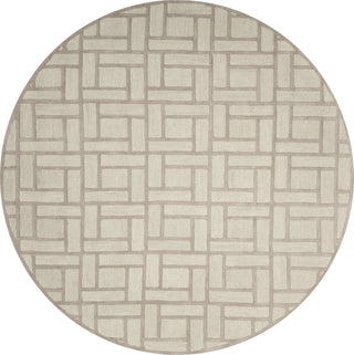 KAS Libby Langdon Soho 5023 Tan/Ivory Brick By Area Rug Corner Image