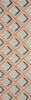 KAS Libby Langdon Soho 5026 Tangerine/Indigo Cooper Square Area Rug Corner Image