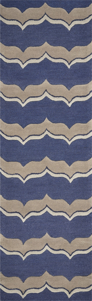 KAS Libby Langdon Soho 5029 Indigo/Pumice Featherstone Area Rug Runner Image