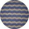 KAS Libby Langdon Soho 5029 Indigo/Pumice Featherstone Area Rug Corner Image