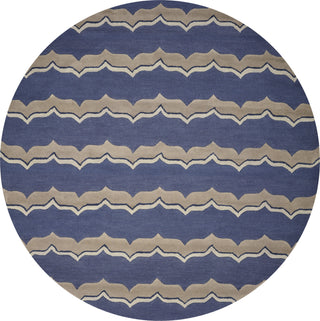 KAS Libby Langdon Soho 5029 Indigo/Pumice Featherstone Area Rug Corner Image