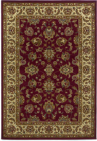 KAS Lifestyles 5431 Red/Ivory Kashan Area Rug Main Image