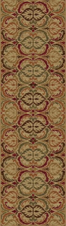 KAS Lifestyles 5467 Jeweltone Firenze Area Rug Corner Image