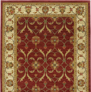 KAS Lifestyles 5468 Red/Ivory Agra Area Rug Lifestyle Image