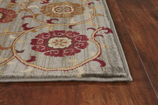 KAS Lifestyles 5481 Slate Whimsy Area Rug Corner Image