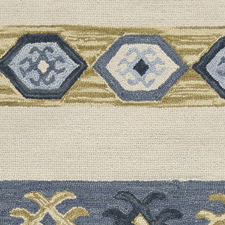 KAS Lisbon 2900 Ivory/Blue Laguna Area Rug Lifestyle Image