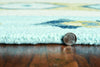 KAS Lisbon 2900 Ivory/Blue Laguna Area Rug Lifestyle Image