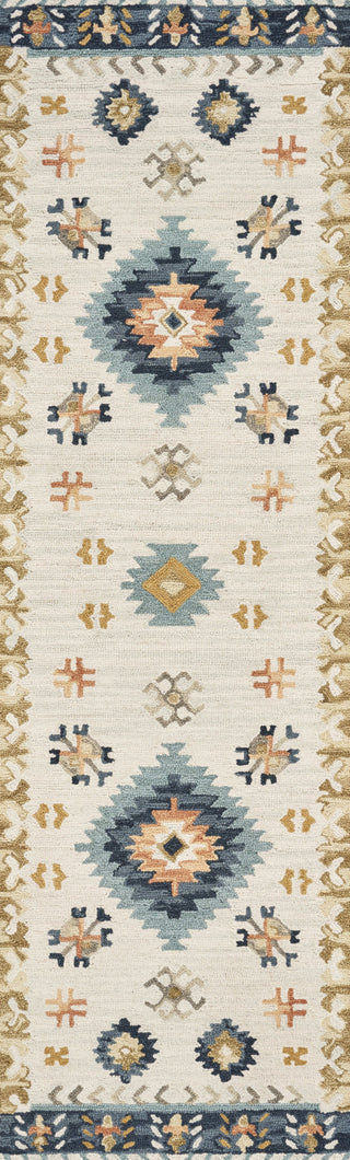 KAS Lisbon 2905 Ivory Sedona Area Rug Corner Image