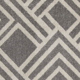 KAS Lucia 2764 Grey Modeme Area Rug Corner Image