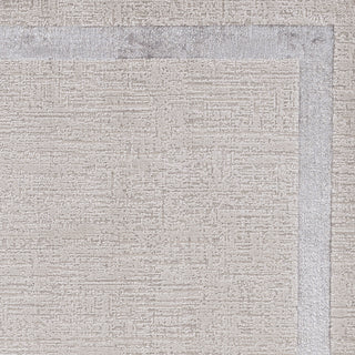 KAS Luna 7129 Ivory/Silver Border Area Rug