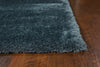 KAS Luxe 1902 Steel Blue Area Rug Round Image Feature