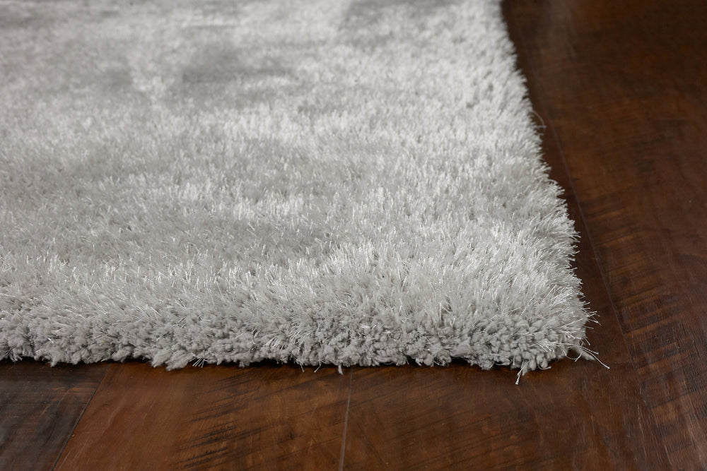 KAS Luxe 1904 Grey Area Rug Round Image Feature