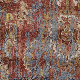 KAS Manor 6357 Spice/Blue Expressions Area Rug Lifestyle Image