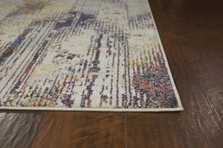 KAS Mediterra 7801 Ivory Strata Area Rug Round Image