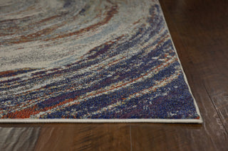 KAS Mediterra 7802 Ivory Galaxy Area Rug Round Image Feature