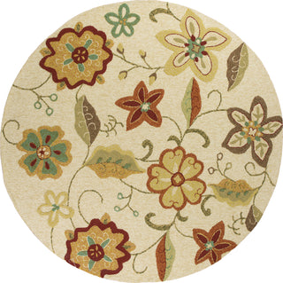 KAS Meridian 2506 Ivory Serafina Area Rug Round Image