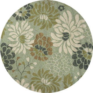 KAS Meridian 2513 Seafoam Silhouette Area Rug Runner Image