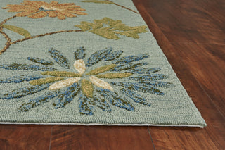 KAS Meridian 2516 Blue Sofia Area Rug Runner Image