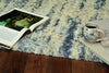 KAS Merino 6714 Ivory/Blue Landscape Area Rug Lifestyle Image Feature