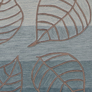 KAS Milan 2122 Ocean Layers Area Rug Corner Image