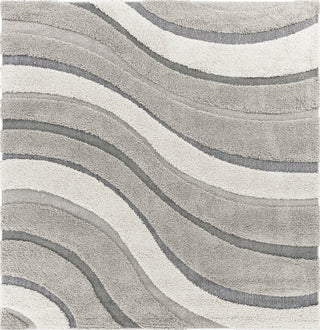 KAS Monterrey 6911 Grey Waves Area Rug Runner Image