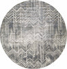 KAS Montreal 4758 Grey Chevron Area Rug Runner Image