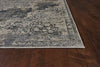 KAS Montreal 4765 Ivory/Teal Bentley Area Rug Round Image Feature