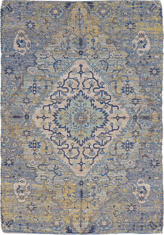 KAS Morris 2232 Blue/Yellow Gramercy Area Rug