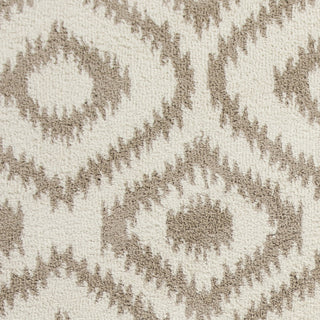 KAS Oasis 1651 Ivory/Beige Concentro Area Rug Corner Image