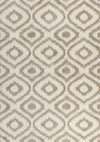 KAS Oasis 1651 Ivory/Beige Concentro Area Rug Main Image