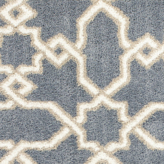 KAS Oasis 1654 Slate Blue Manor Area Rug Corner Image