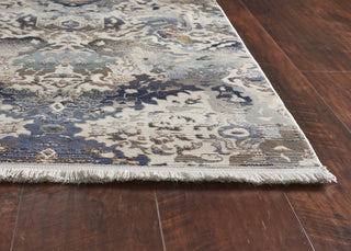 KAS Papillon 4523 Blue Syria Area Rug Round Image