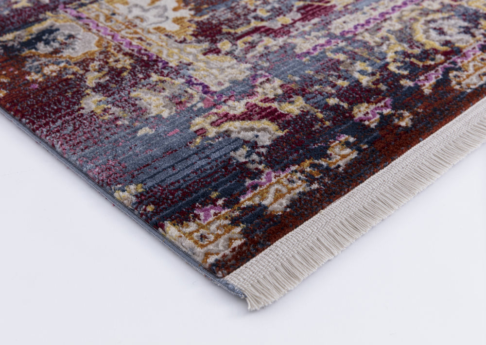 KAS Papillon 4525 Jeweltone Cypress Area Rug Round Image Feature