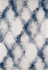 KAS Phoenix 6962 Ivory Blue Diamonds Area Rug main image