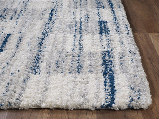 KAS Phoenix 6964 Blue Landscape Area Rug Corner 