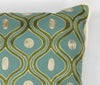 KAS Pillow L106 Teal/Gold Gramercy Round Image