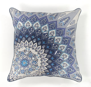 KAS Pillow L112 Blue Starburst Main Image