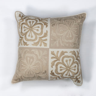 KAS Pillow L131 Beige Damask Main Image