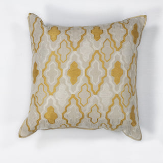 KAS Pillow L132 Ivory/Yellow Groove Main Image