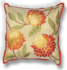 KAS Pillow L173 Red Chrysanthemum Main Image