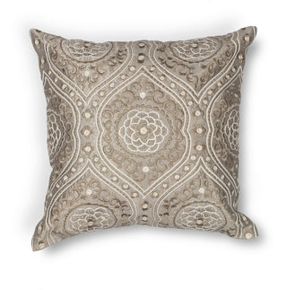 KAS Pillow L183 Silver Damask Main Image